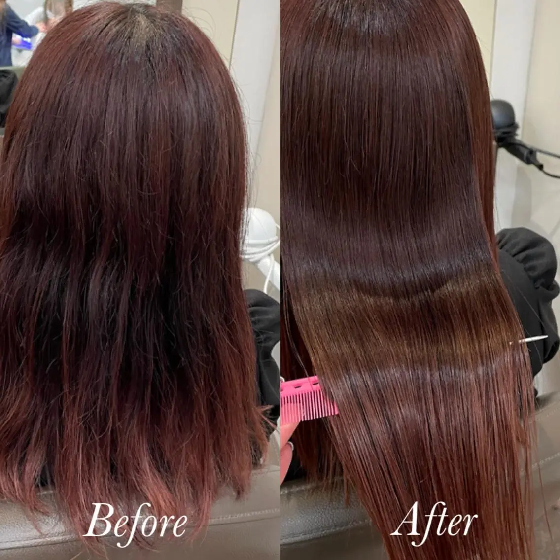 ロング aya/小顔レイヤー /柔らかカラーのヘアスタイル