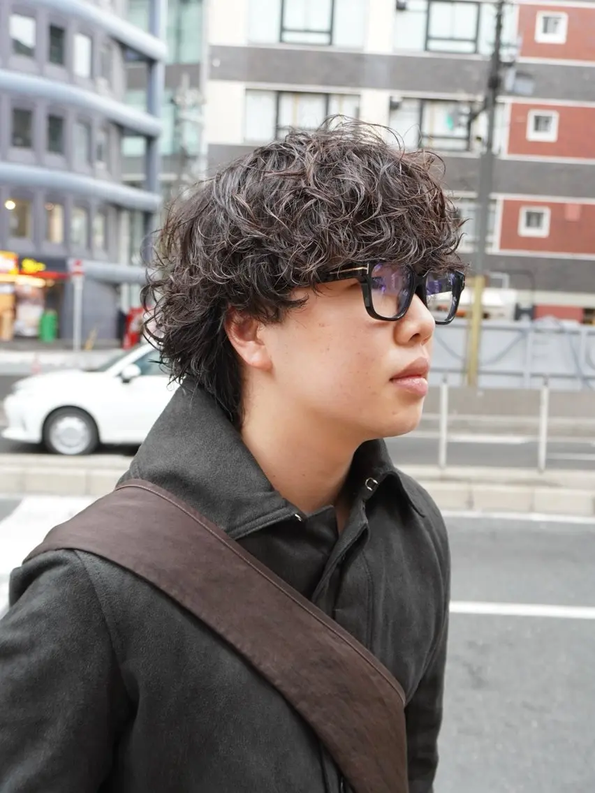パーマ キッズ カット パーマ 大阪メンズ 美容師井上智博のヘアスタイル