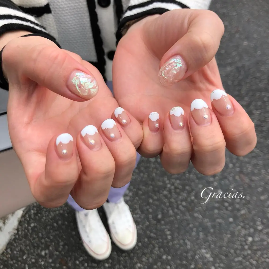 ネイル ハンドネイル Gracias. rieのネイルデザイン