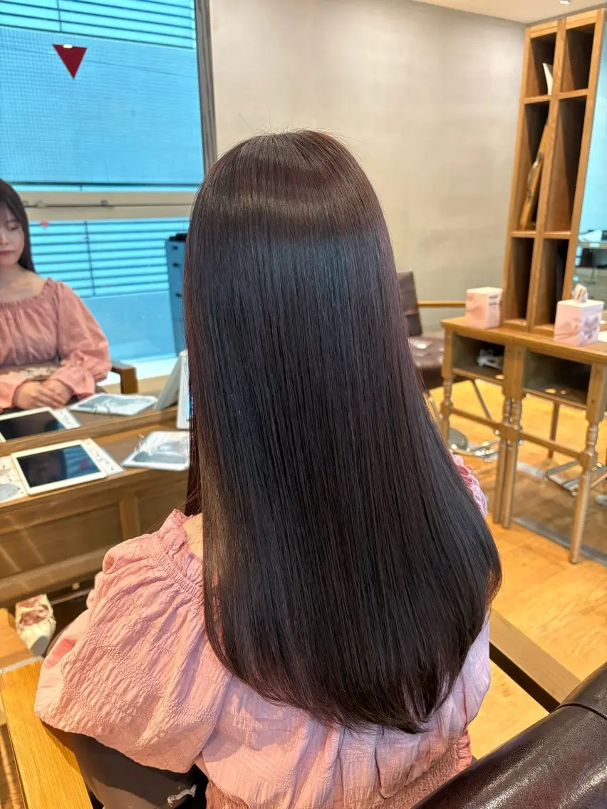 ロング カット 村上 莉菜のヘアスタイル