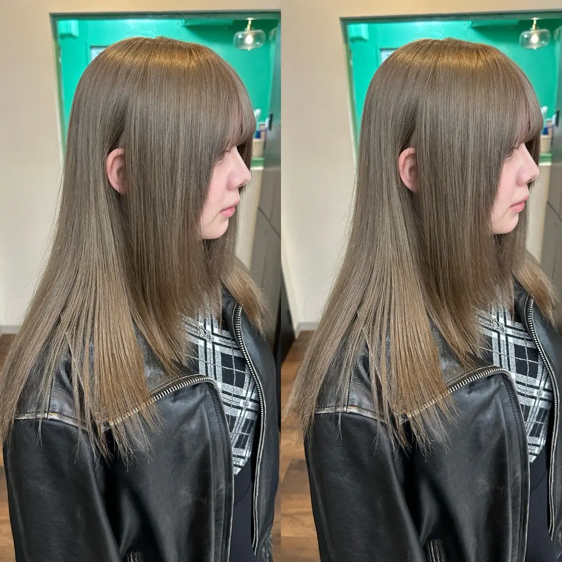 ロング カラー ベージュカラー ブリーチ 透明感カラー デザインカラー ダブルカラー ヘアカラー slit kokoroのヘアスタイル