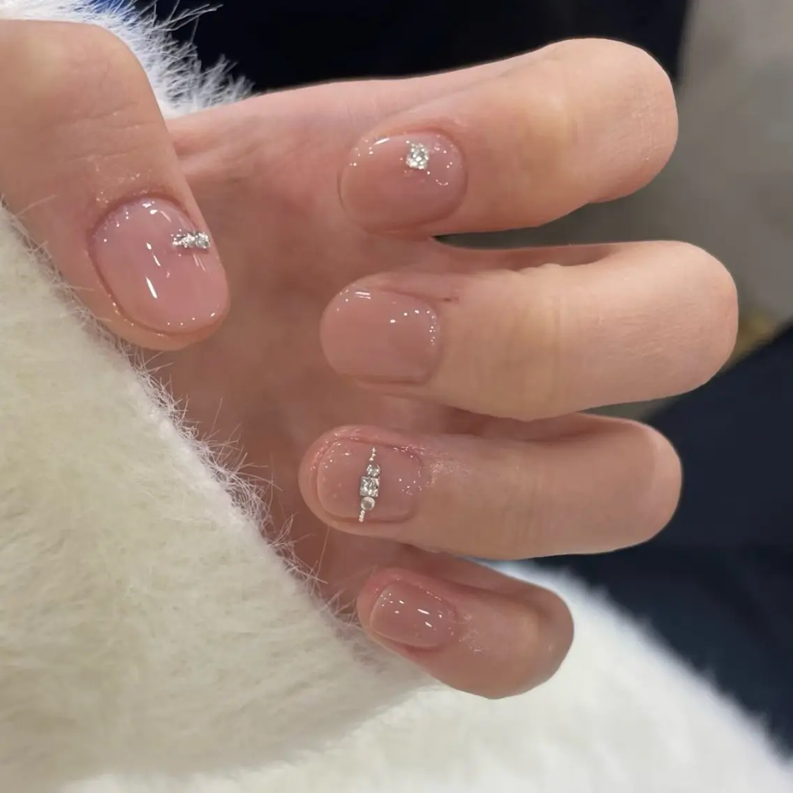 ネイル ストーンネイル Best  nail 結衣のマツエク・マツパデザイン