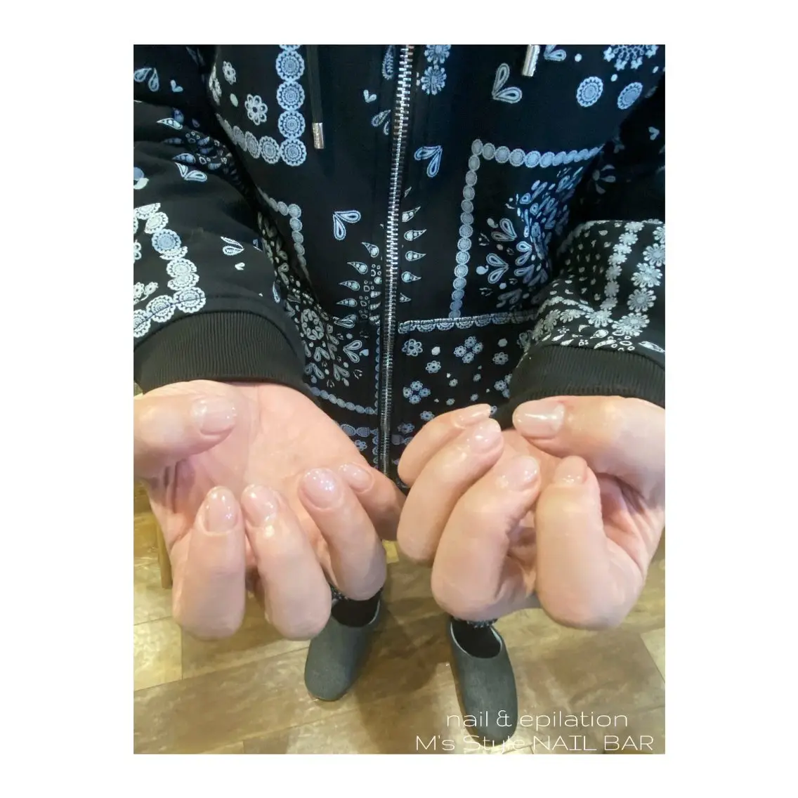 ネイル クリアネイル 成人式 フットネイル フレンチネイル ジェルネイル ハンドネイル M's Style NAIL BARのネイルデザイン