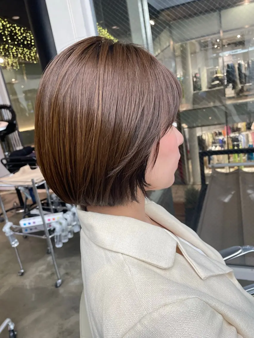 ショート ボブ ♡レイヤーボブ パーマ/うらら♡のヘアスタイル