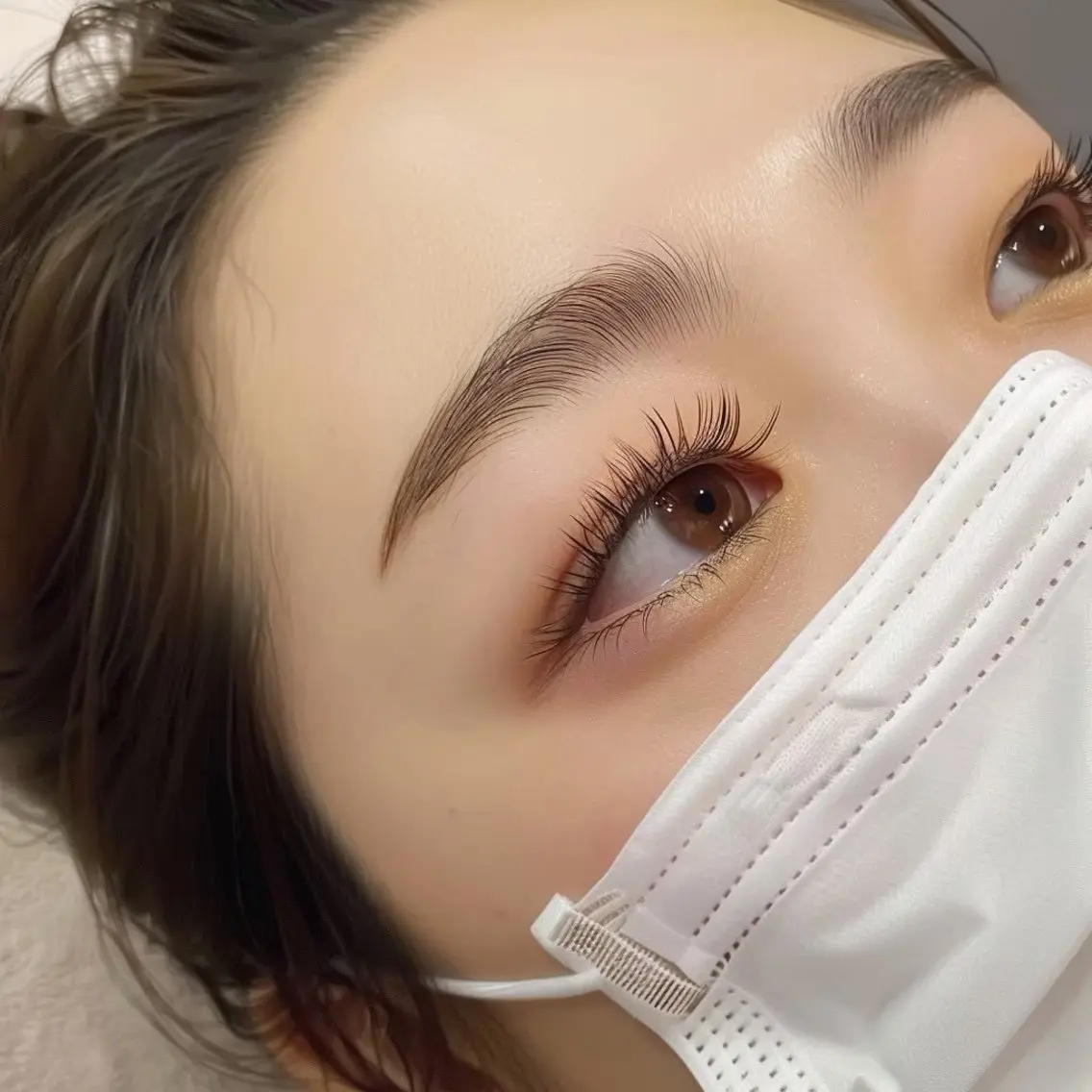 アイブロウ ワックス脱毛 藤井 菜緒のヘアスタイル
