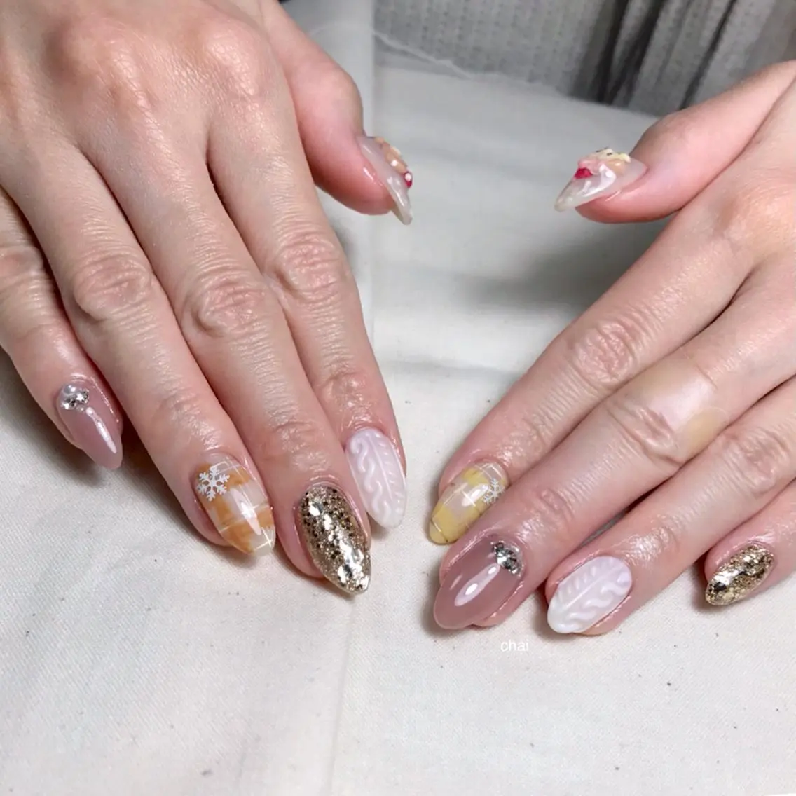 ネイル 持ち込み ハンドネイル chai nail _ai📍鶴橋/桃谷のネイルデザイン