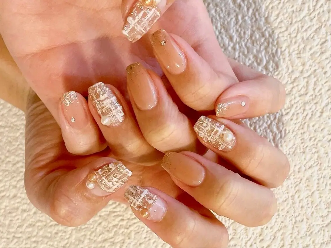 ネイル ツイードネイル ハンドネイル kiki nail &brow二子玉川の眉毛・アイブロウイメージ