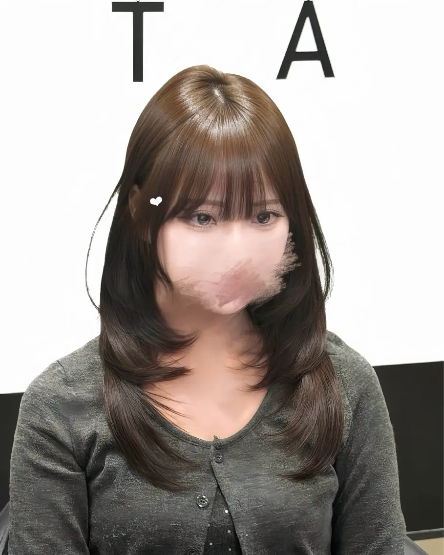 ロング カット ヘアカラー 似合わせショート♡ ura/梅田/茶屋町のヘアスタイル