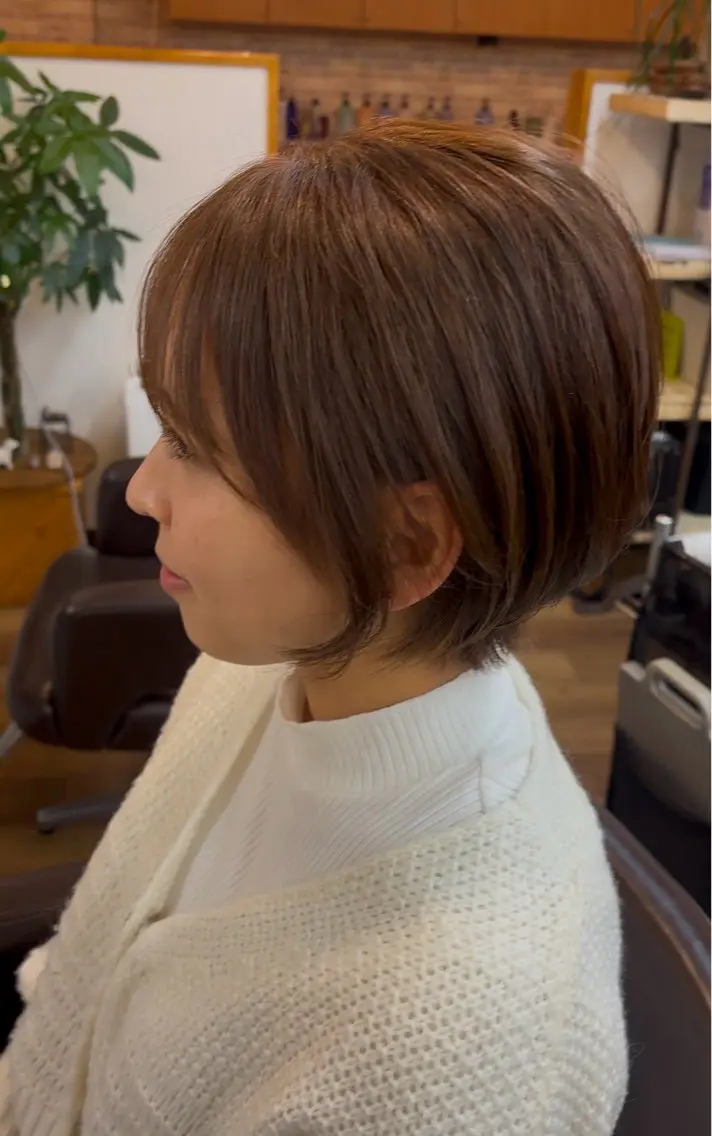 ショート ショートヘア 艶カラー💎/カット モデル募集中/ほのかのヘアスタイル