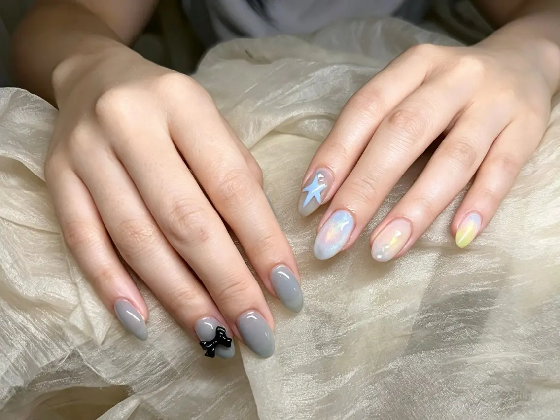 ネイル ハンドネイル Maggie nailクロのネイルデザイン