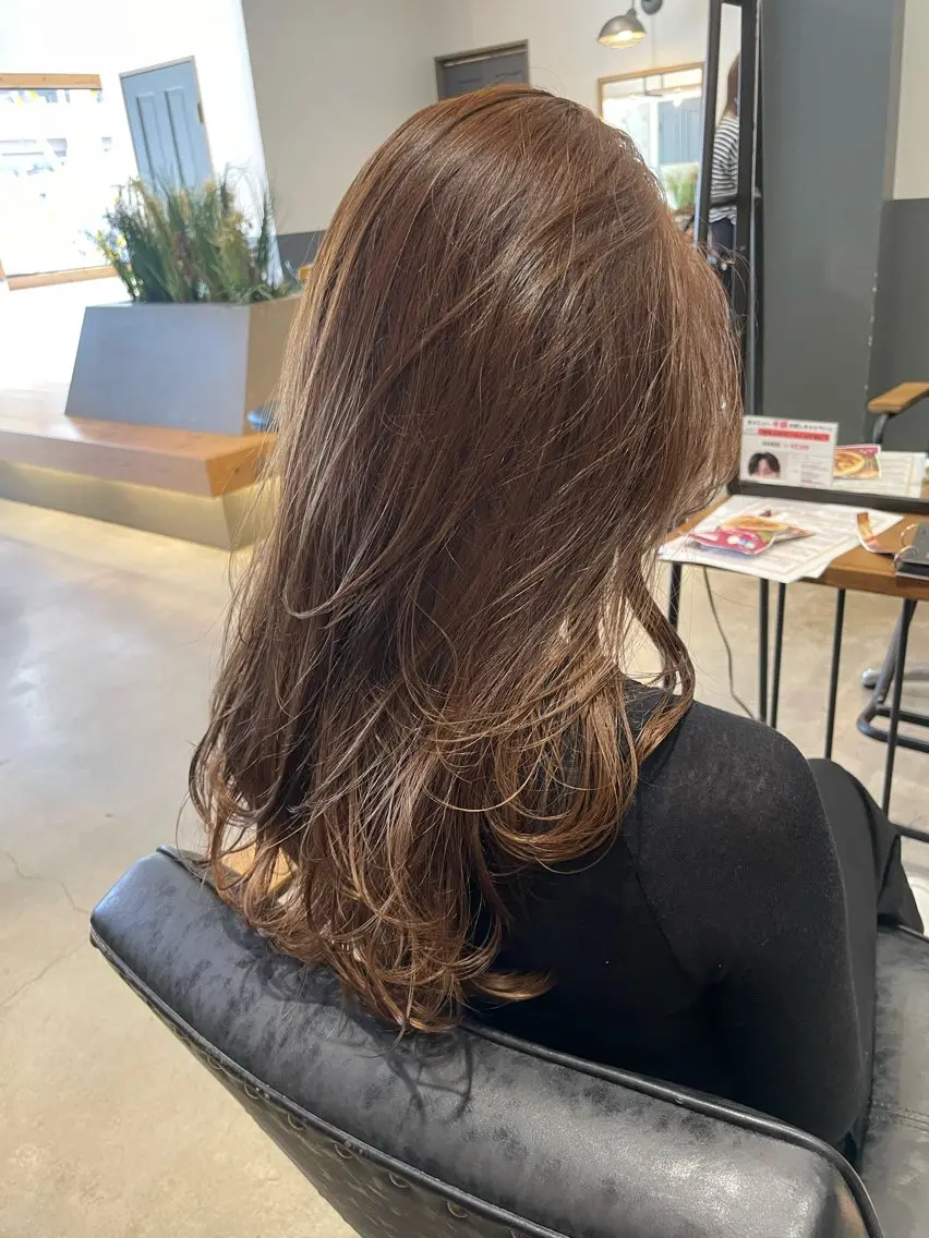 カット、ダメージレスカラーの写真