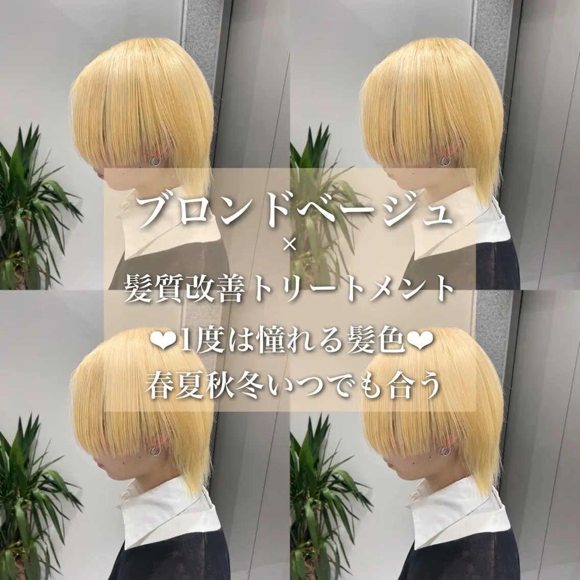 ショート カラー メンズ メンズハイトーン ハイトーンカラー ラベンダー💜 グレージュ🩶のヘアスタイル