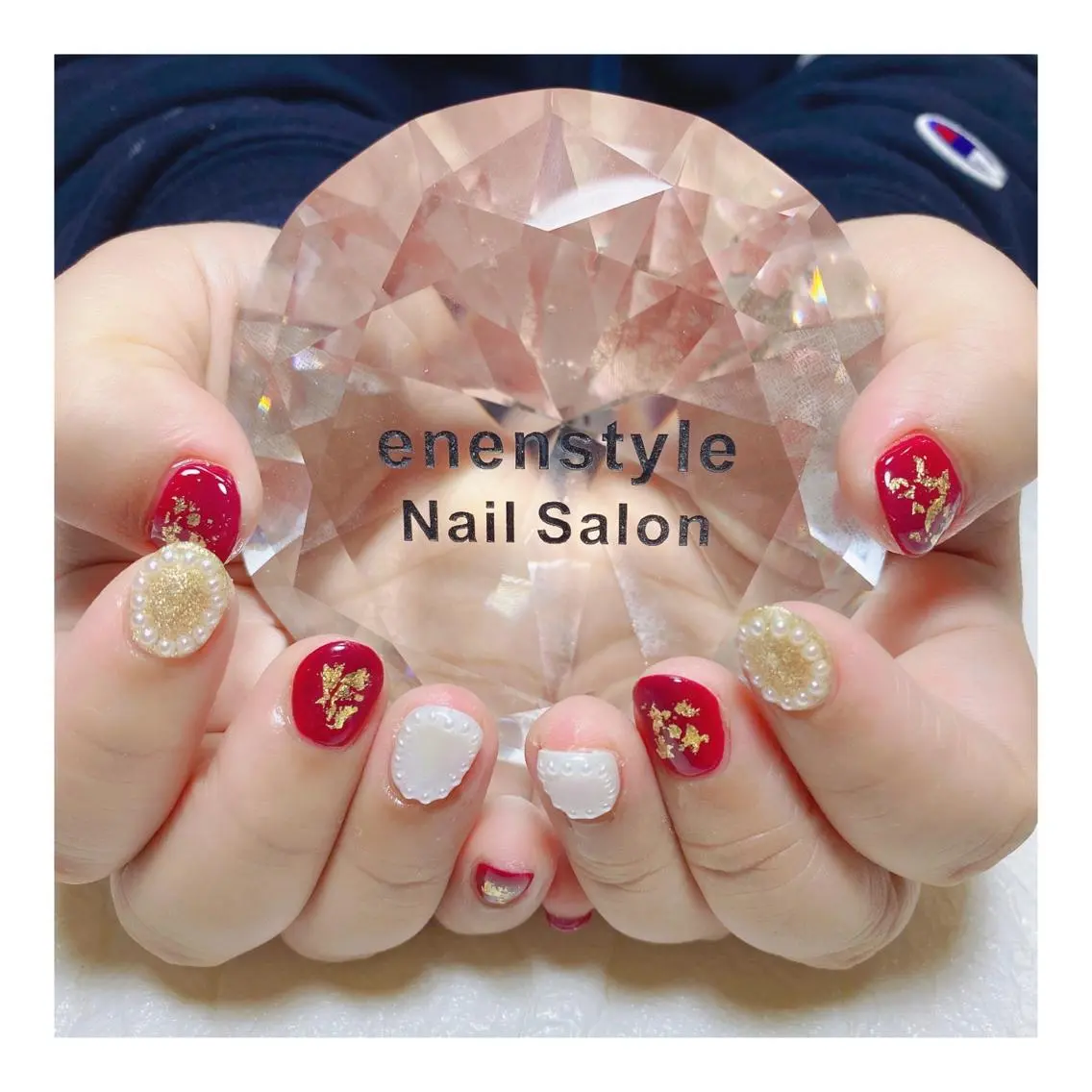ショート ネイル ハンドネイル 🐾enen style 🐾のネイルデザイン