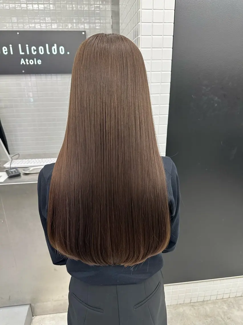 ロング カラー カット ヘアカラー トリートメント 古田 昂也のヘアスタイル
