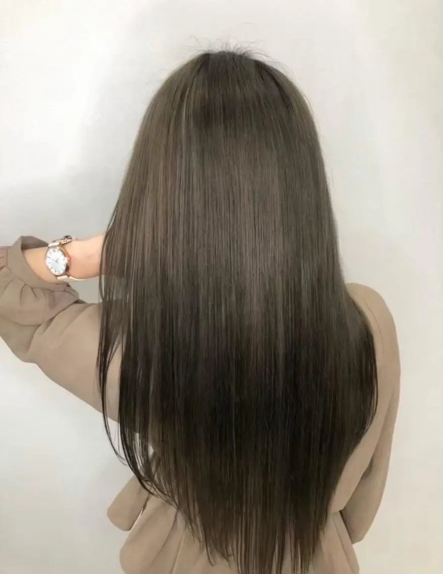 【赤みを抑える🍀】柔らかベージュヘアへ🕊️ 透明感カラー🪐🐿(ブリーチなし)の写真