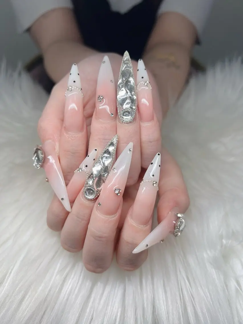 ネイル ハンドネイル Lee Nails チップ長さだし専門店のネイルデザイン