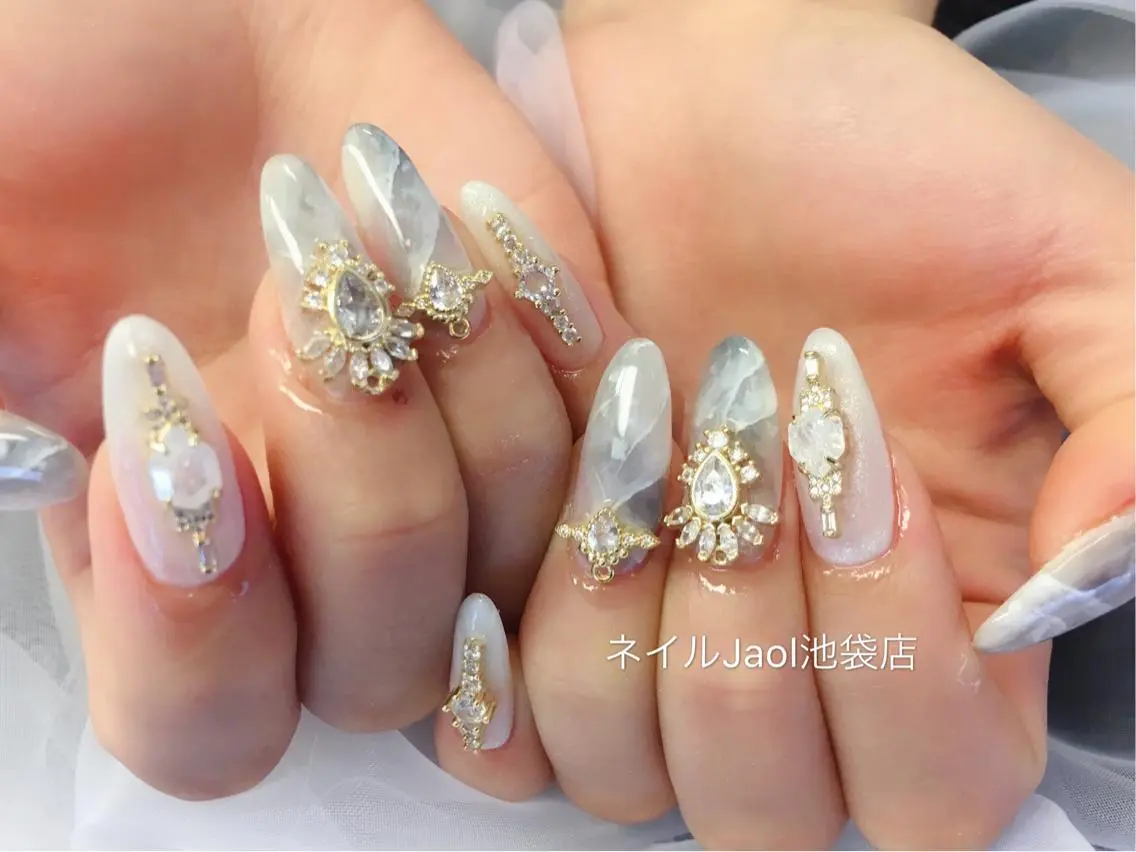 ロング ネイルJaol 池袋のネイルデザイン