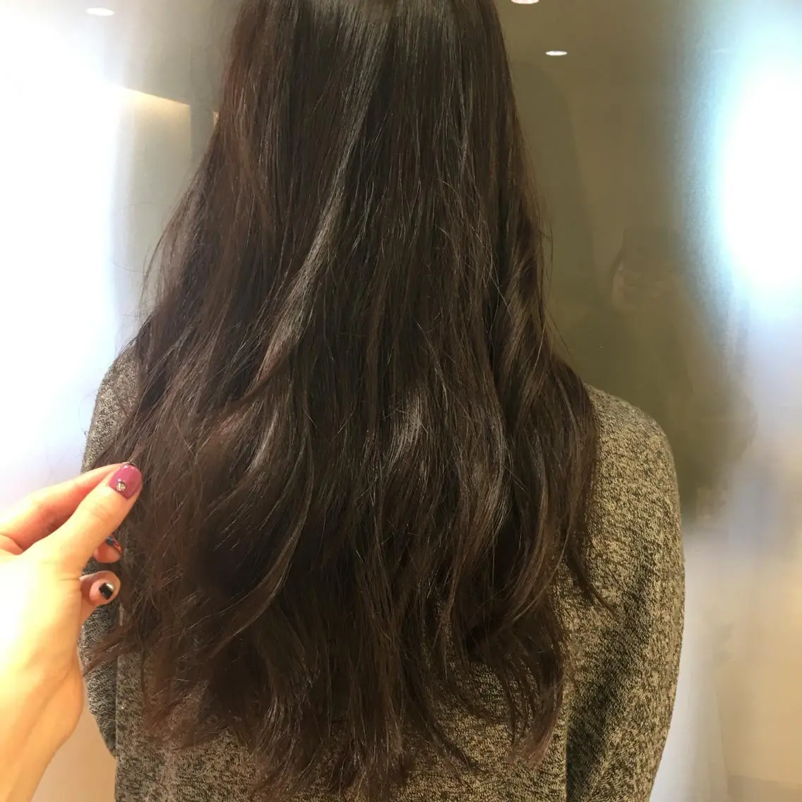 ロング カラー イルミナカラー 加藤 あやみのヘアスタイル