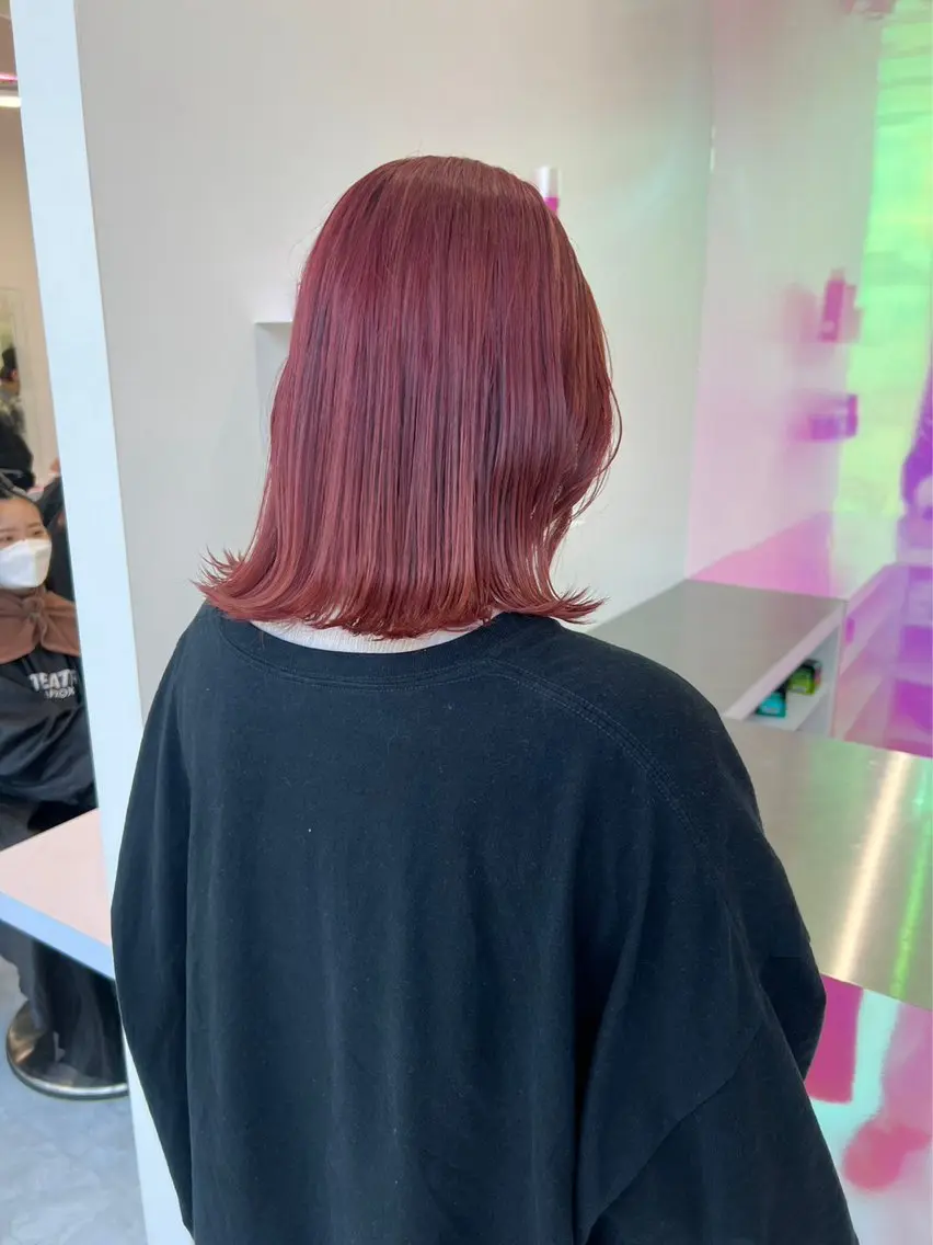 ミディアム カラー パーマ ヘアアレンジ メンズ 🤍透明感カラー🤍 似合わせ🤍AINEのヘアスタイル