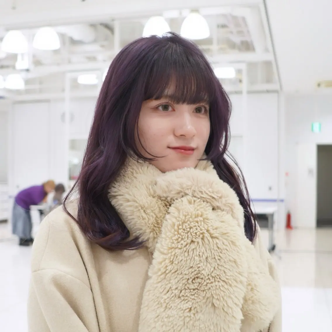 セミロング カラー 飯田 優花ミディアム/ボブのヘアスタイル