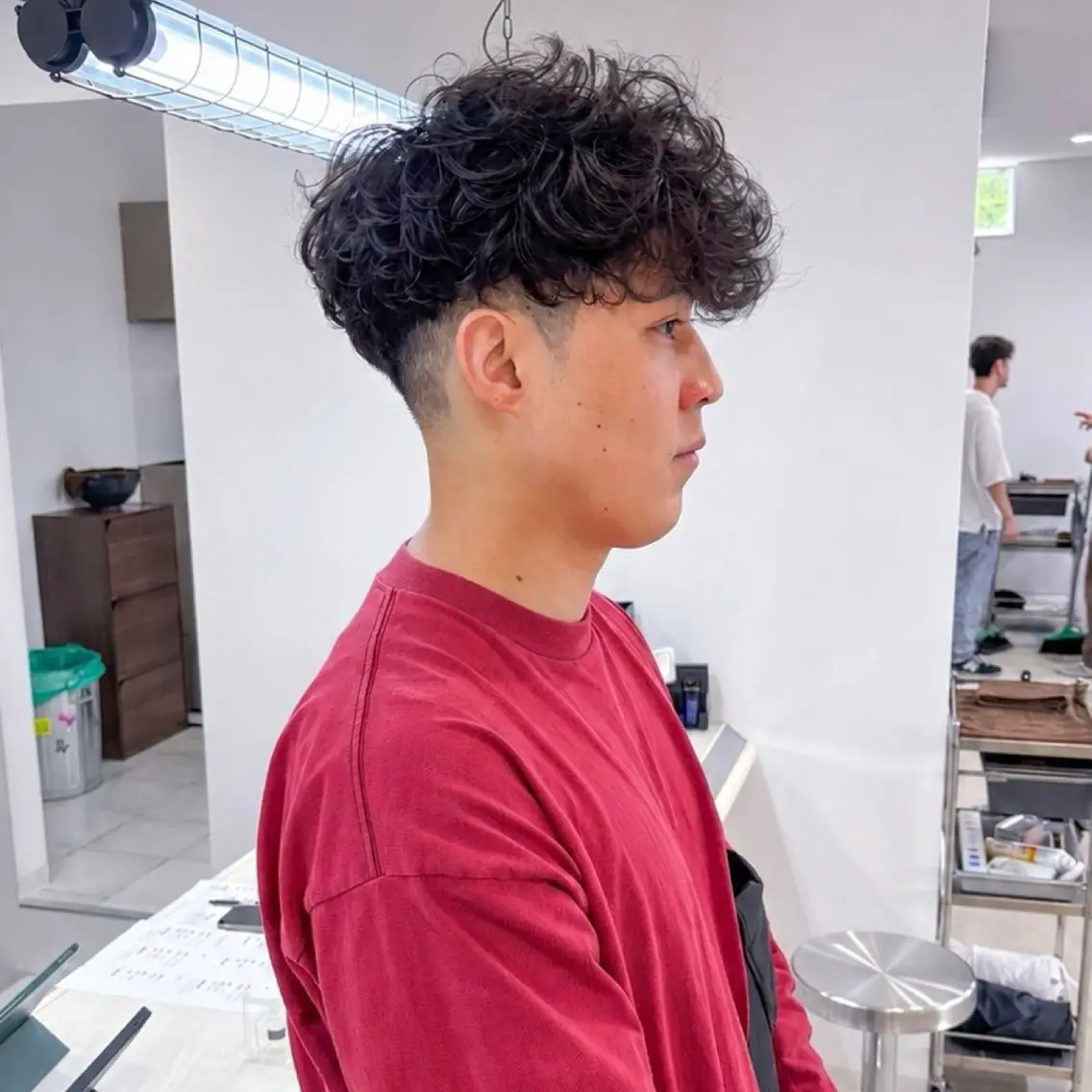 パーマ メンズ カット パーマ ヘアセット メンズ特化サロン ｜磐田｜吉田実樹のヘアスタイル