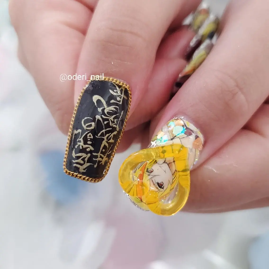 ネイル アートネイル ジェルネイル おで@ oderi_nailのネイルデザイン