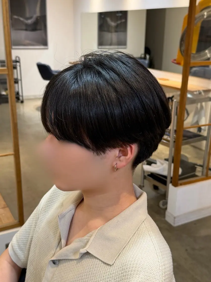 メンズ マッシュ カット さとう あづみのヘアスタイル