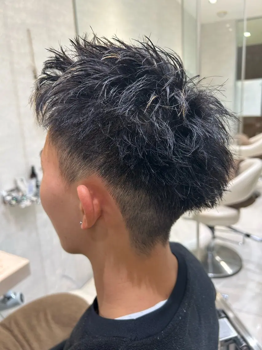 メンズ メンズパーマ 刈り上げ カット ヘッドスパ メンズカット/パ ーマ/スズキショウタのヘアスタイル