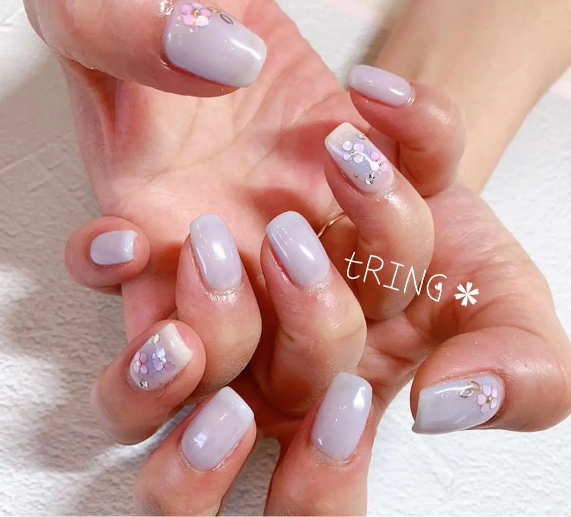 ネイル ハンドネイル tRING* しいの木台のネイルデザイン