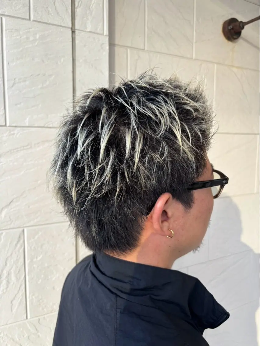 カラー メンズ HANABUSA金田 恭平のヘアスタイル