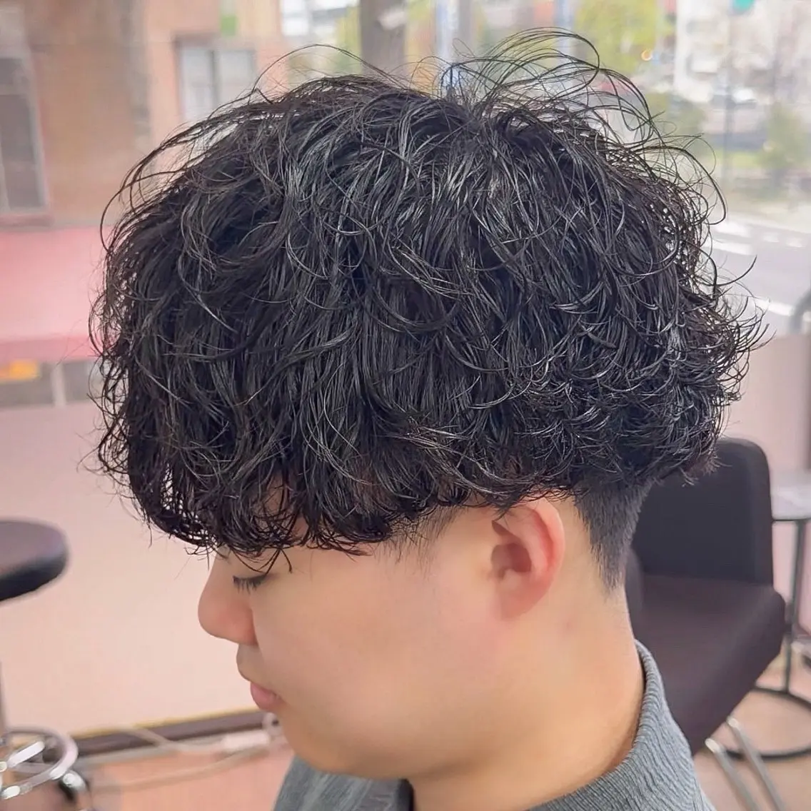 パーマ メンズ 波巻きパーマ カット パーマ メンズパーマ/メンズ カット/たばたよしきのヘアスタイル