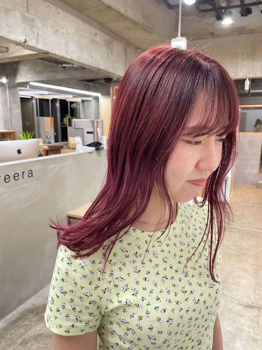 ミディアム 坂田 春樹のヘアスタイル