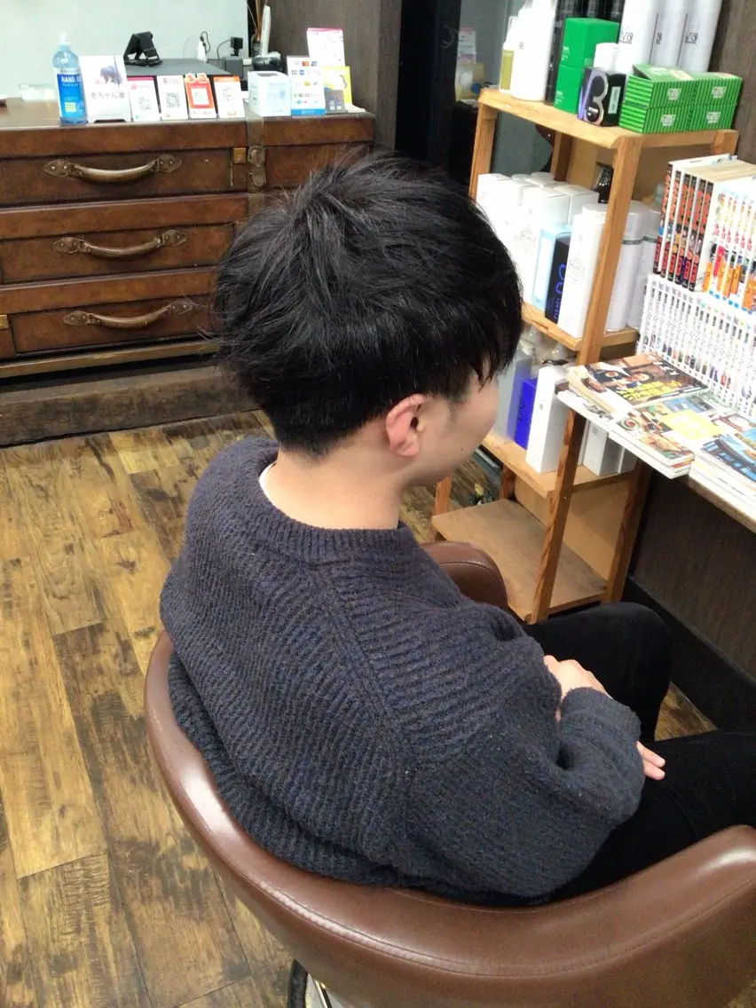 カット+眉カットの写真