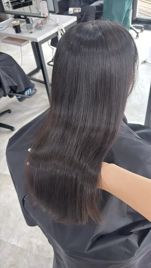 ロング ヘアカラー トリートメント 縮毛矯正\髪質改善 🫧拓都のヘアスタイル