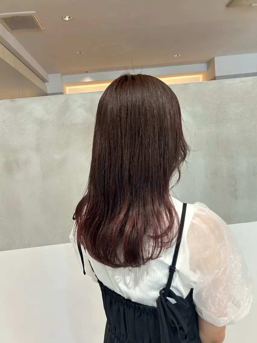 💫新規様限定💫髪質改善カラー+シャンプー+残留オフトリートメント💫の写真