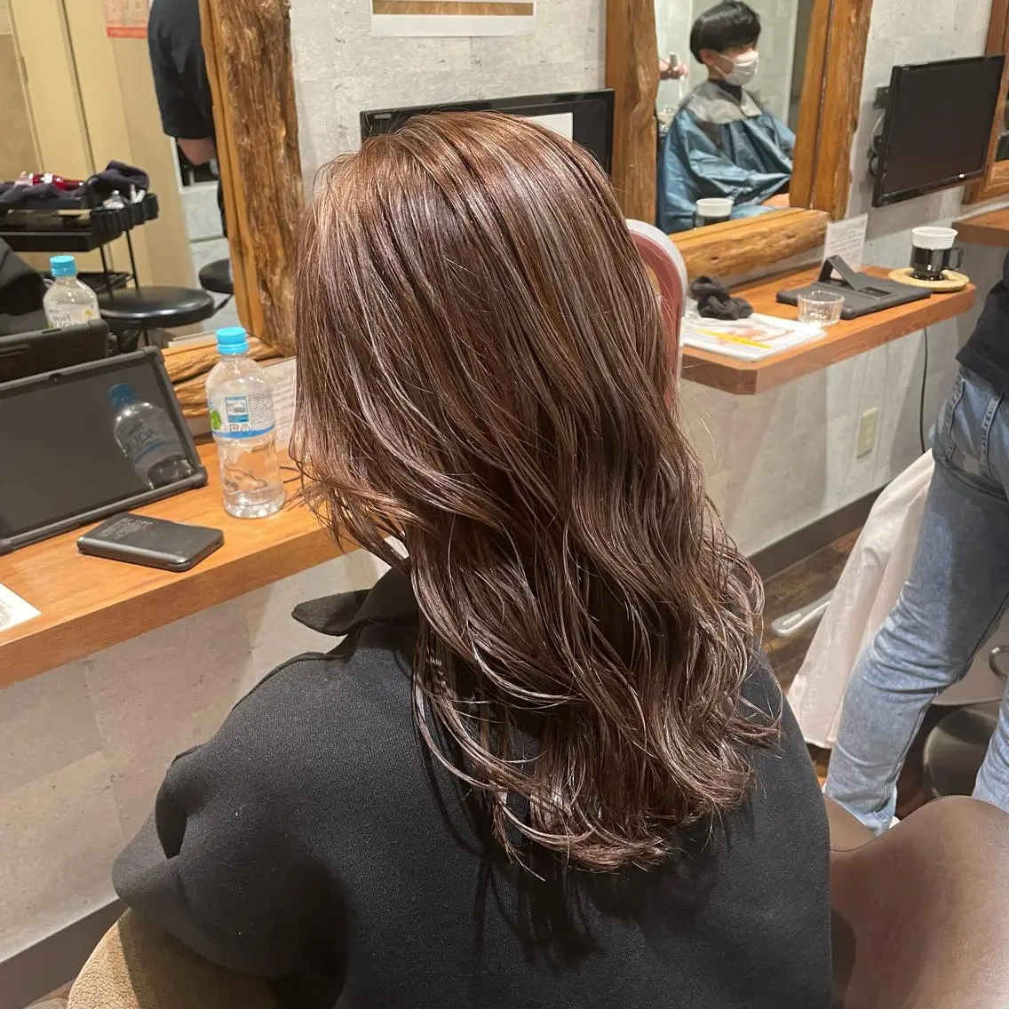 ミディアム カラー ハイライトカラー ハイライト ヘアカラー Wataru 髪質改善カラー💎のヘアスタイル
