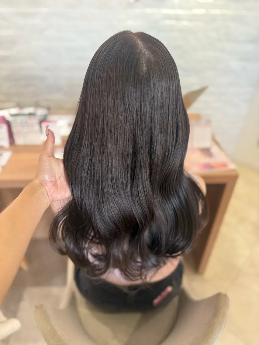 ミディアム カット ヘアカラー sora ♡のヘアスタイル