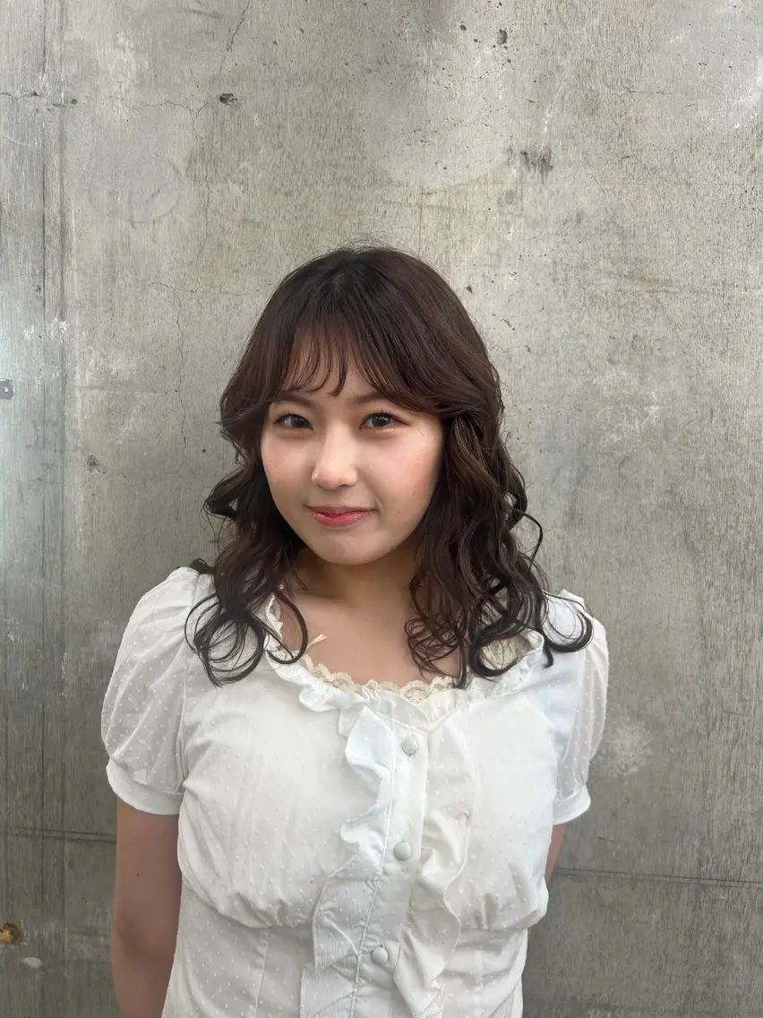 ロング パーマ 暖色/ほのか ♡CARE ♡のヘアスタイル
