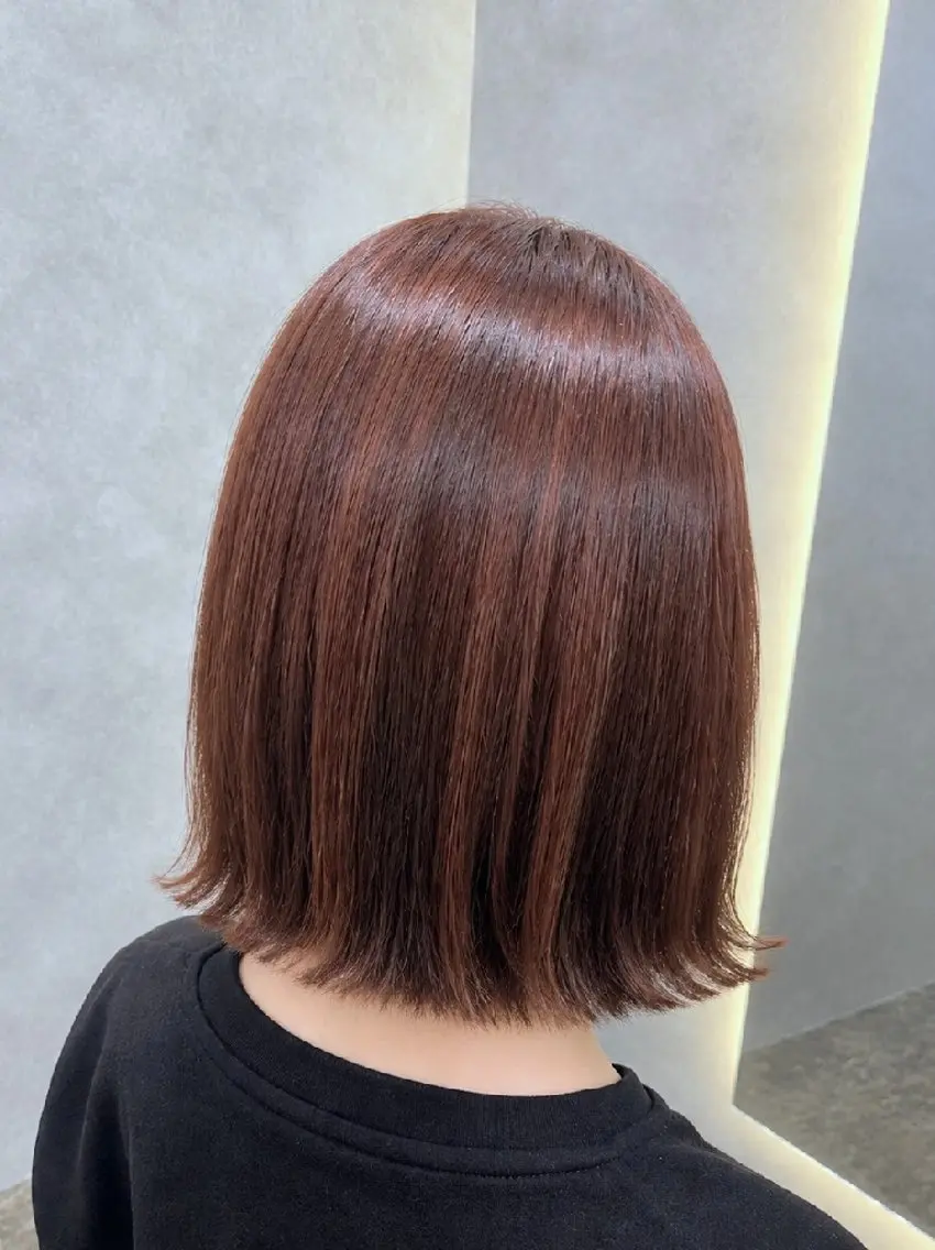 ミディアム カット ヘアカラー トリートメント こにしめぐみ/蒲生 /美髪カラー/スパのヘアスタイル