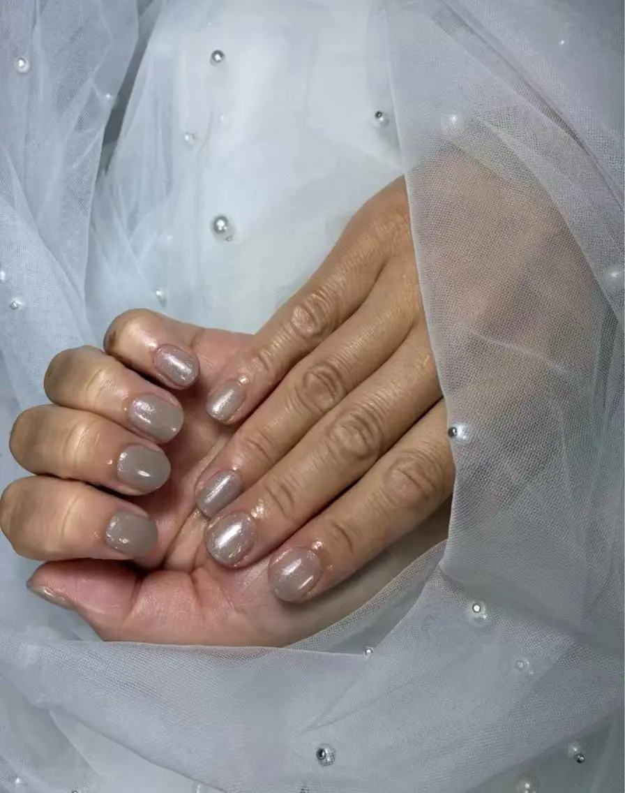 ネイル ジェルネイル ラメ(グリッター) ワンカラーネイル Lino nailのネイルデザイン