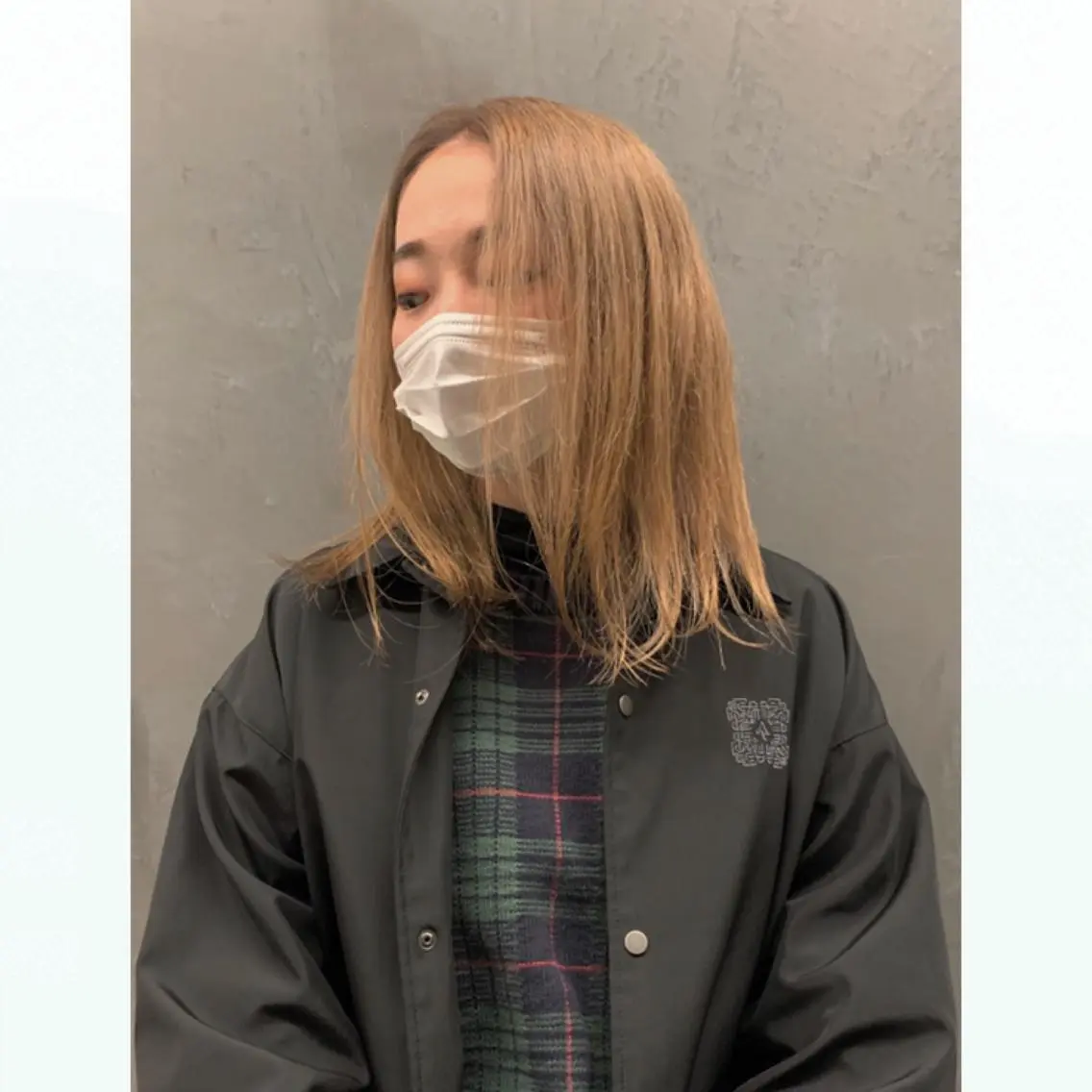 ミディアム カラー ヘアカラー トリートメント 佐藤 純生のヘアスタイル
