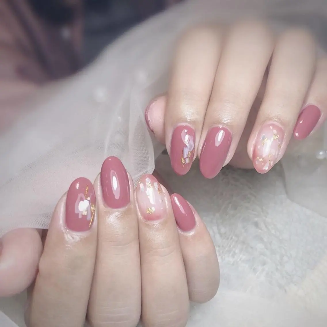 ネイル 春ネイル Cute beauty2のマツエク・マツパデザイン