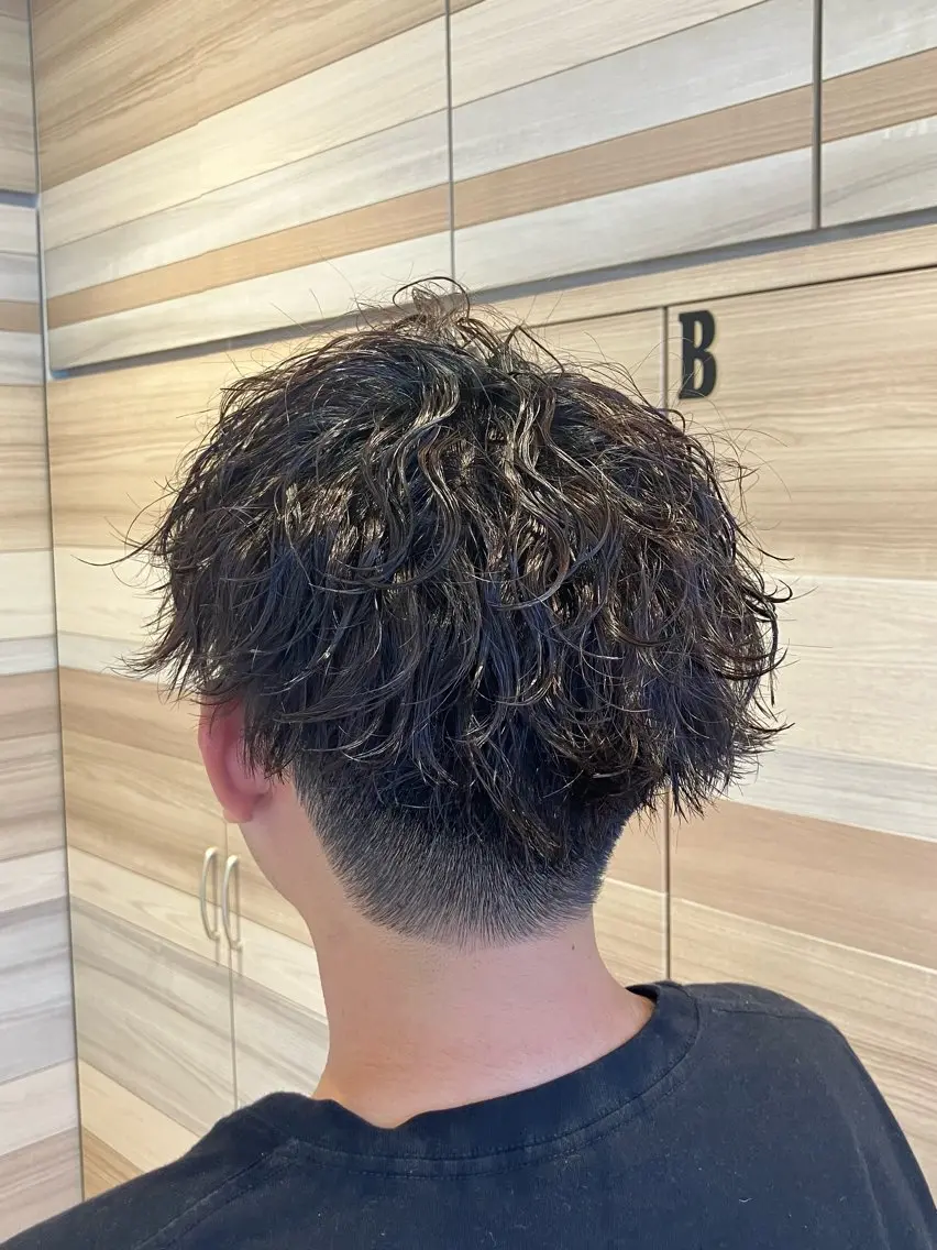 ショート パーマ メンズ メンズパーマ 波巻きパーマ パーマ モデル様募集中🍏✨ Ash_Manamiのヘアスタイル