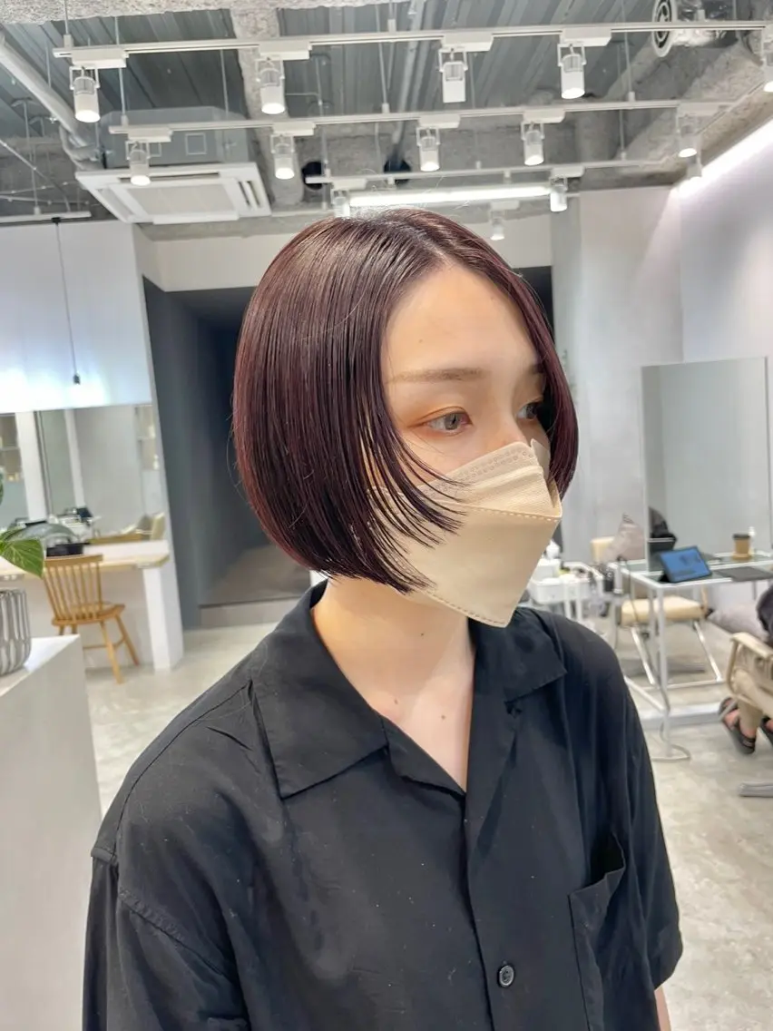 ショート 顔周りカット 表参道レイヤーカット 髪質改善山岸季生のヘアスタイル