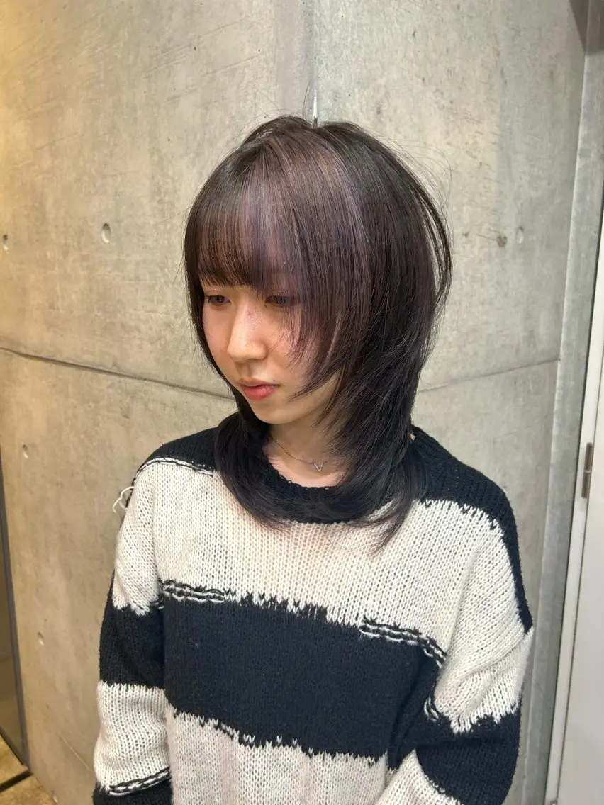 ショート カラー ブリーチ ハッシュカット ヘアカラー レイヤー/ブロンド 透明感カラー/ヒロトのヘアスタイル