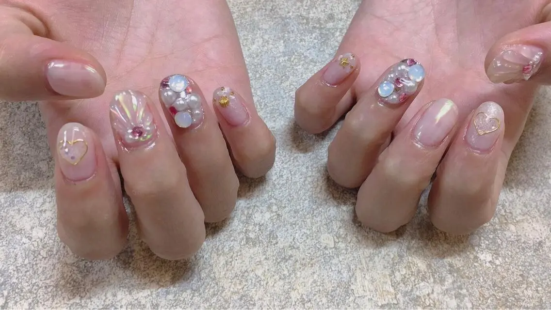 ネイル ハンドネイル LOVE NAIL 💕Sonoのネイルデザイン