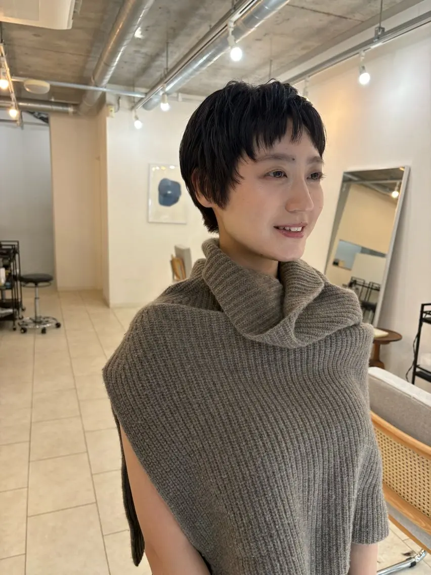 ショート カラー カット ヘアカラー eri kinjoのヘアスタイル