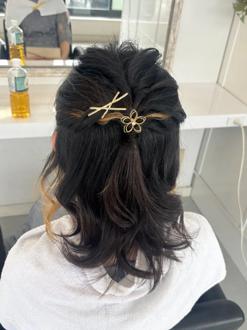 ヘアアレンジ ヘアセット えみ💕ヘアアレ/ まつ毛/可愛いのヘアスタイル