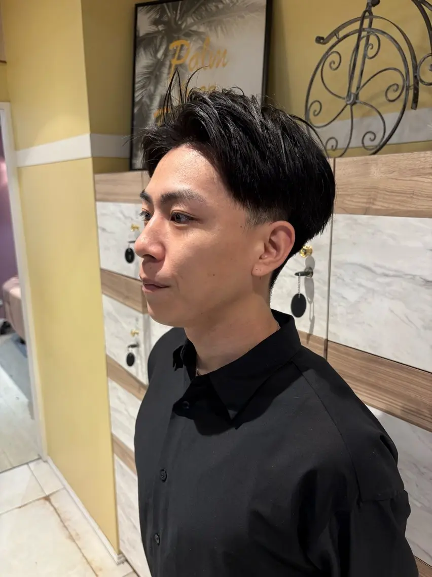 メンズ 刈り上げ カット 【メンズ特殊パーマ】 藤井奏汰のヘアスタイル