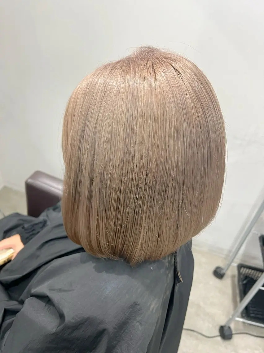 ミディアム カラー ヘアカラー トリートメント 透明感/ダブルカラー 🦋TOMOKA🦋のヘアスタイル